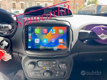 Autoradio 9'' 4+64GB Android 14 Per Jeep Renegade