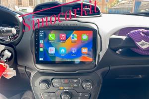 Autoradio 9'' 4+64GB Android 14 Per Jeep Renegade