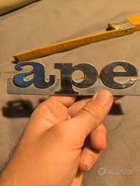 badge ape piaggio