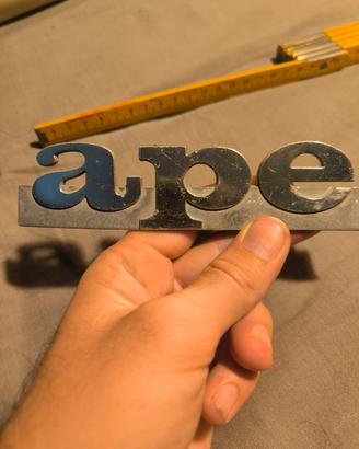 badge ape piaggio