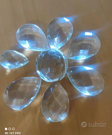 Pendenti lampadario Cristallo e Tappi bottiglia 