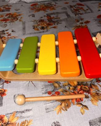Xilofono in legno per bambini - Strumento musicale
