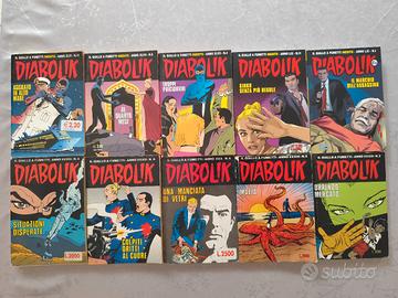 Lotto 1 - 10 fumetti Diabolik