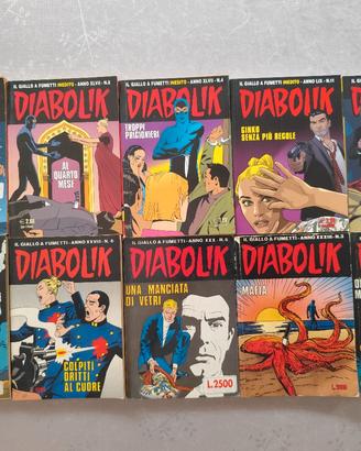 Lotto 1 - 10 fumetti Diabolik