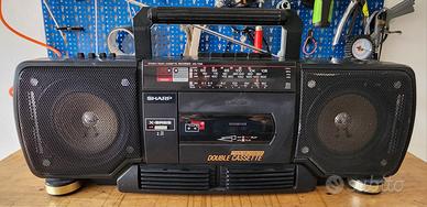 Radio stereo boombox sharp revisionato 