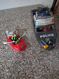 Playmobil Motoscafo Polizia e  gommone