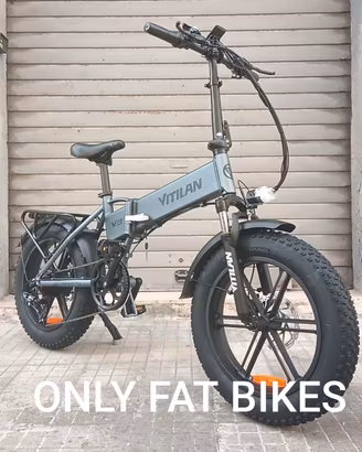 Bici elettrica fat con acceleratore NUOVA garanzia