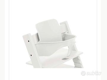 Set tripp trapp stokke nuovo colore bianco