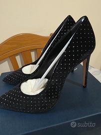 scarpe tacco 115 in velluto n° 41
