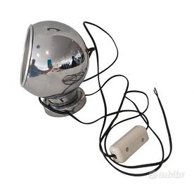 Lampada da tavolo "Eyeballl" in metallo cromato di