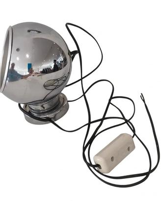 Lampada da tavolo "Eyeballl" in metallo cromato di