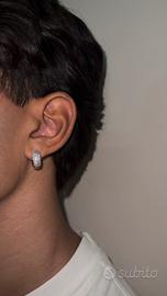 Orecchini pavé briller- colore argento