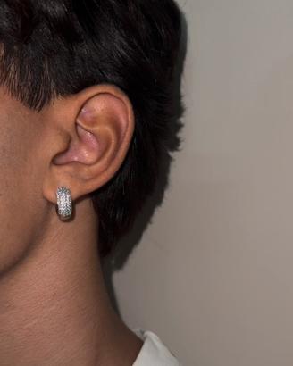 Orecchini pavé briller- colore argento