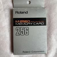 Roland M-2560 mery card 32K bytes