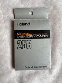 Roland M-2560 mery card 32K bytes