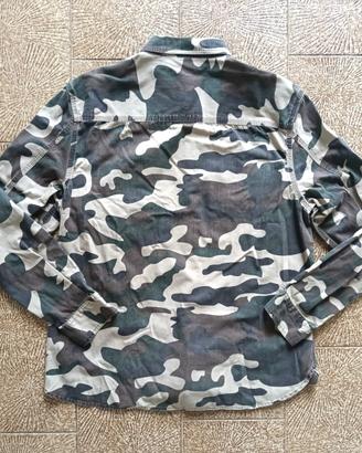Camicia militare unisex uomo taglia large h&M
