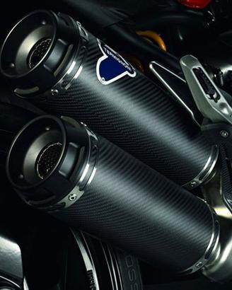 COPPIA TERMINALI RACING CARBONIO TERMIGNONI DUCATI