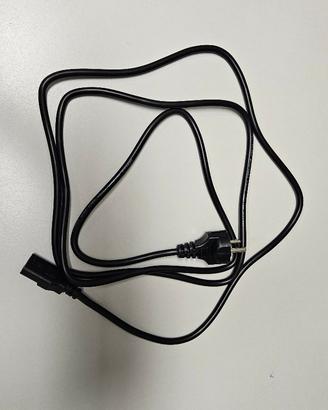 Cavo alimentazione 2.4m IEC C13 Schuko nuovo