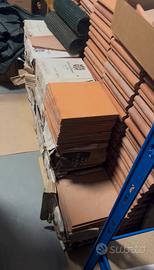 Piastrelle in cotto piano e smussato, inscatolate!