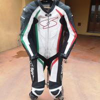 tuta moto 50 spyke intera in pelle