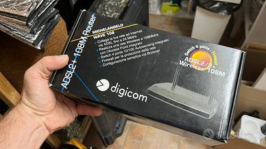 Router Wi-Fi ADSL Digicom Michelangelo Wave 108