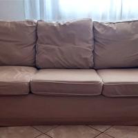 DIVANO 3 POSTI - TESSUTO BEIGE