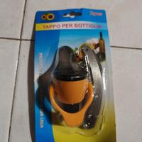 tappo salva freschezza+aprì bottiglia in acciaio 