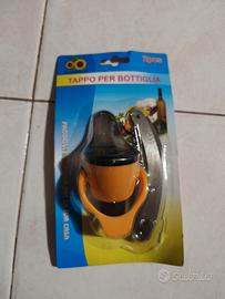 tappo salva freschezza+aprì bottiglia in acciaio 