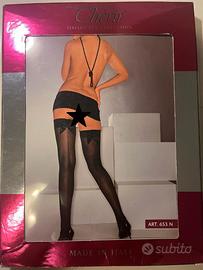 Calze Autoreggenti Cherir Nere Nuove