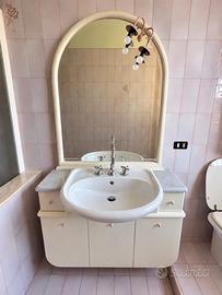 Mobile bagno completo con lavabo e specchio