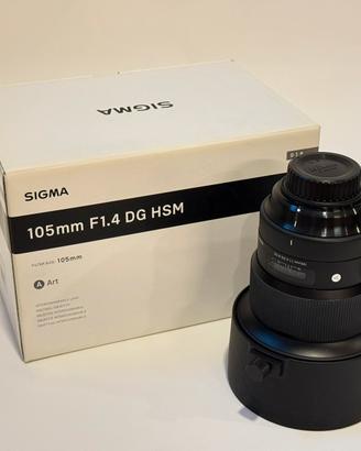 Sigma 105mm f/1.4 DG HSM Art – attacco Nikon F