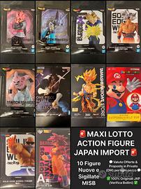 Lotto Action Figure Originali Giappone 🇯🇵 Nuove
