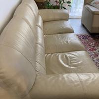 Divano in pelle 3 posti