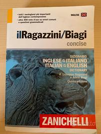 Dizionario italiano inglese Biagi Zanichelli
