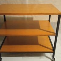 Tavolino Anonima Castelli vintage con ruote