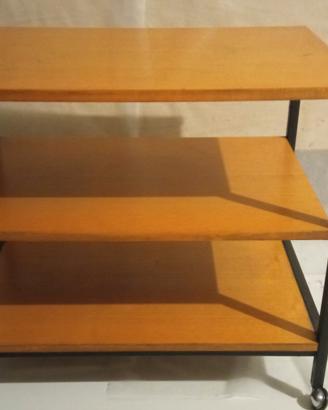 Tavolino Anonima Castelli vintage con ruote