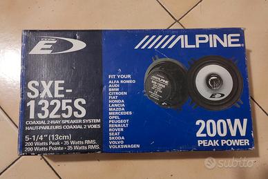 Altoparlanti auto Alpine SXE-1325S. Nuovi.