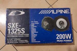 Altoparlanti auto Alpine SXE-1325S. Nuovi.