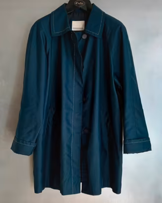 Impermeabile blu, taglia 51