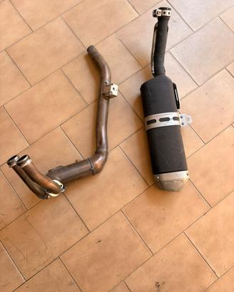 Scarico originale tenere 700