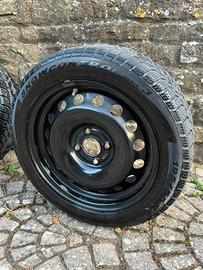 4 Cerchi in ferro 16 gommati