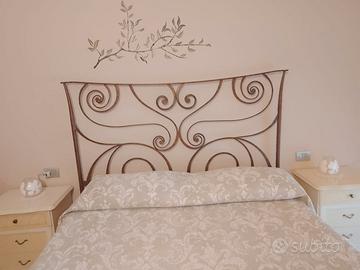 Letto ferro battuto 
