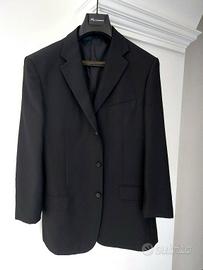 blazer uomo giacca elegante taglia 52 nero