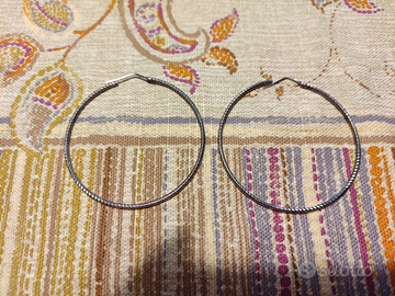 Orecchini ad anella in argento 925