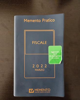 Memento pratico fiscale edizione Marzo 2022