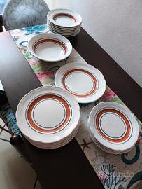 servizio piatti Primula Italy vintage manifattura 
