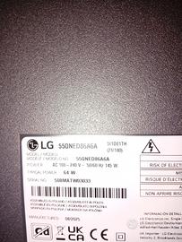 LG 55QNED86A6A schermo danneggiato 