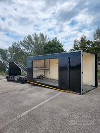 Carroattrezzi chiuso bisarca trasporto supercar