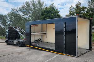 Carroattrezzi chiuso bisarca trasporto supercar