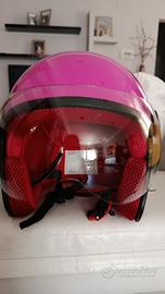 Casco bambino rosa/fucsia